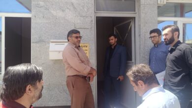 بازدید از نمازخانه های بین راهی مسیر اربعین در استان آذربایجان غربی