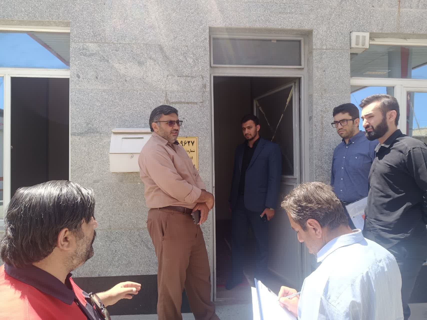 بازدید از نمازخانه های بین راهی مسیر اربعین در استان آذربایجان غربی