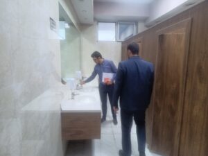بازدید از نمازخانه های بین راهی مسیر اربعین در استان آذربایجان غربی