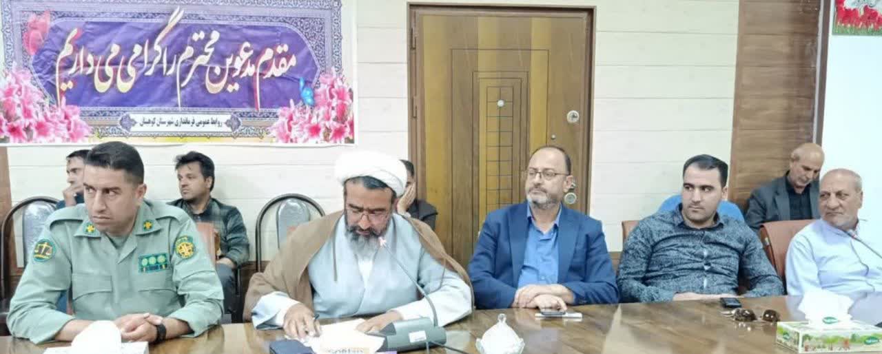 برگزاری جلسه شورای اقامه نماز شهرستان کوهبنان
