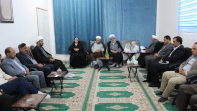 آئین تودیع و معارفه دبیر ستاد اقامه نماز شهرستان جیرفت