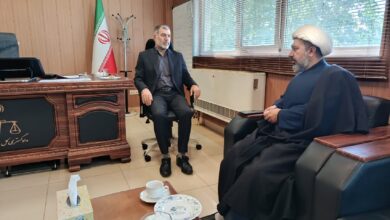 مدیر ستاد اقامه نماز با دادستان استان زنجان دیدار کرد