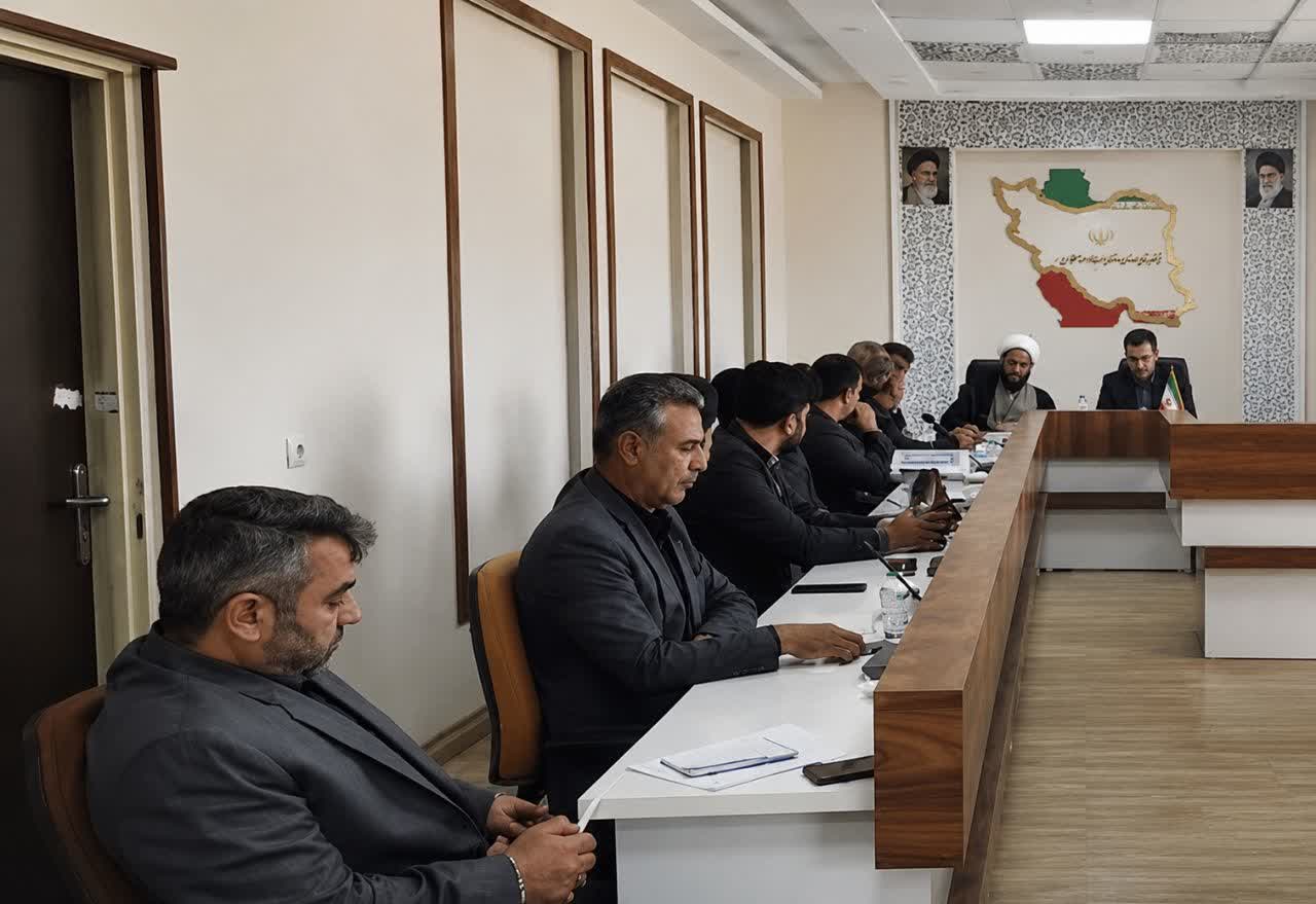 جلسه شورای اقامه نماز شهرستان چادگان اصفهان