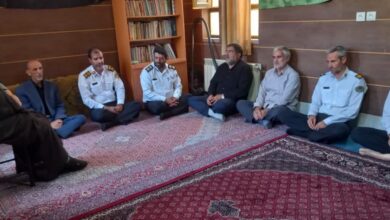 نشست فرهنگی با محوریت ترویج نماز در ستاد پلیس راه شهرستان خدابنده