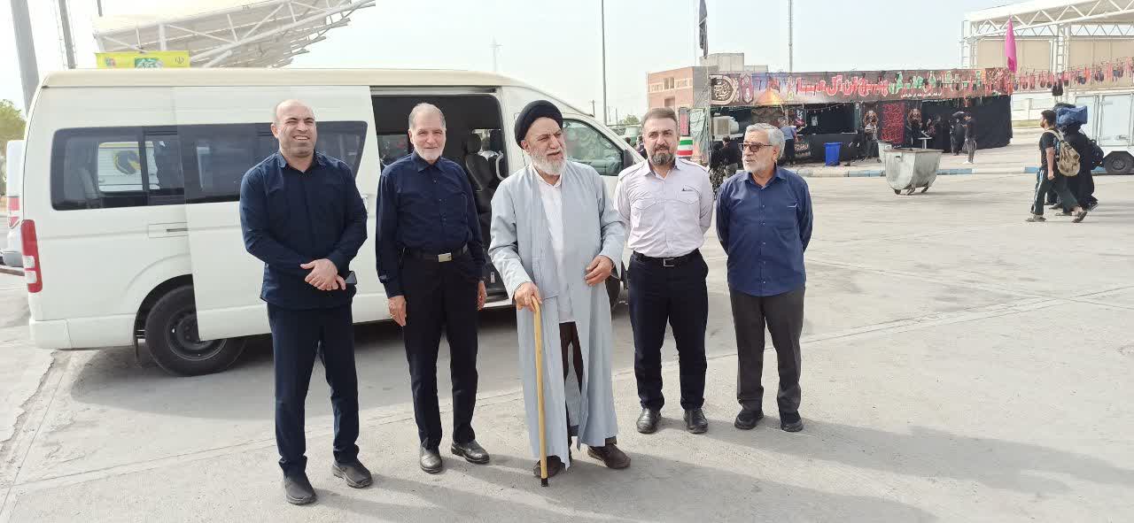 بازدید کارشناسان ستاد اقامه نماز خوزستان از پایانه مرزی شلمچه و چذابه