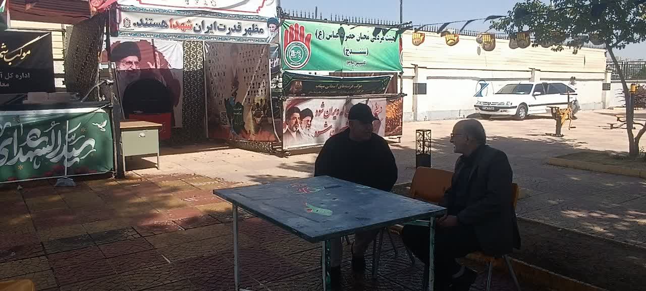 مدیر ستاد اقامه نماز استان کردستان از موکب‌های مسیرهای منتهی به سنندج بازدید کرد