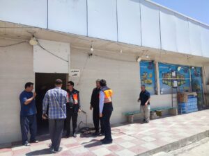 بازدید از نمازخانهها و موکبهای اربعین در محورهای لرستان