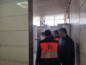 بازدید از نمازخانهها و موکبهای اربعین در محورهای لرستان