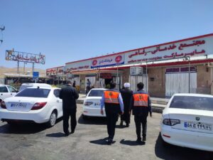 بازدید از نمازخانهها و موکبهای اربعین در محورهای لرستان