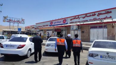 بازدید از نمازخانهها و موکبهای اربعین در محورهای لرستان