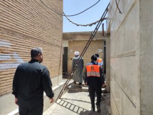 بازدید از نمازخانهها و موکبهای اربعین در محورهای لرستان
