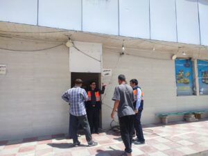 بازدید از نمازخانهها و موکبهای اربعین در محورهای لرستان