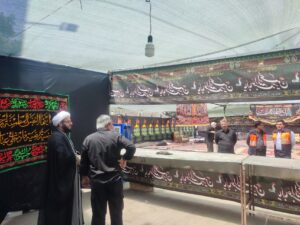 بازدید از نمازخانهها و موکبهای اربعین در محورهای لرستان