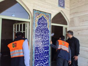 بازدید از نمازخانهها و موکبهای اربعین در محورهای لرستان