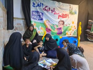 برپایی موکب فرهنگی ستاد اقامه نماز چهارمحال و بختیاری درکربلا ویژه زائران اربعین
