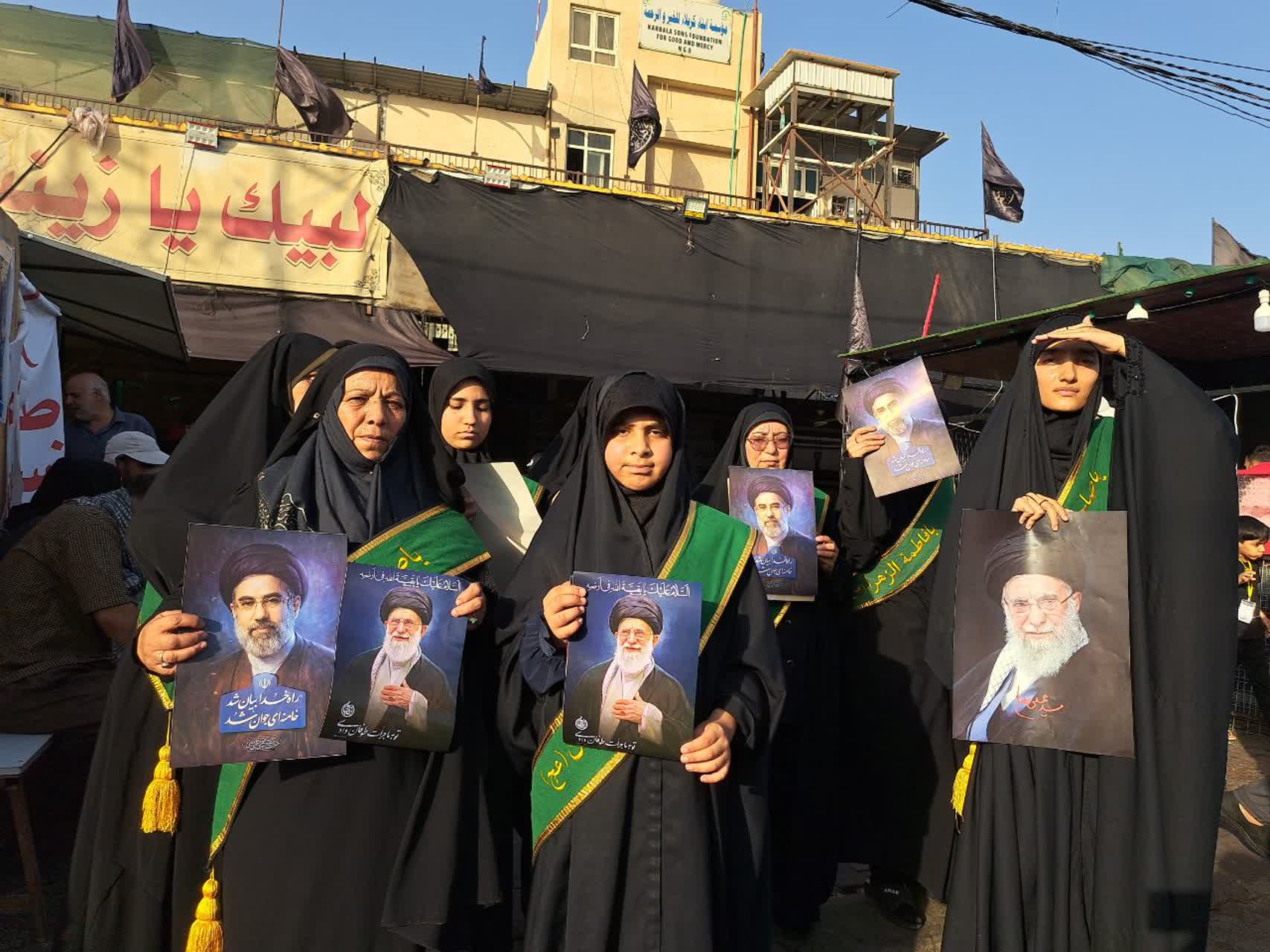 برپایی موکب فرهنگی ستاد اقامه نماز چهارمحال و بختیاری درکربلا ویژه زائران اربعین