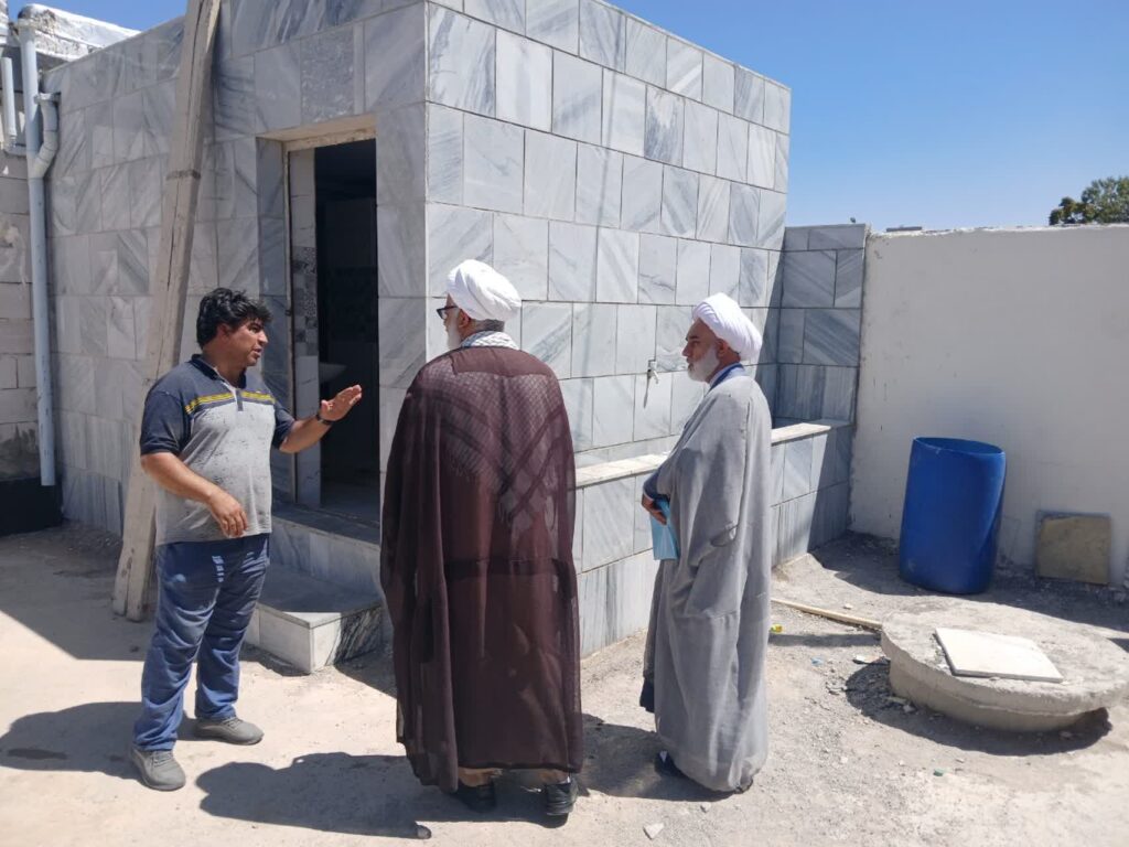 بازدید از نمازخانه در حال احداث مجموعه ورزشی تختی
