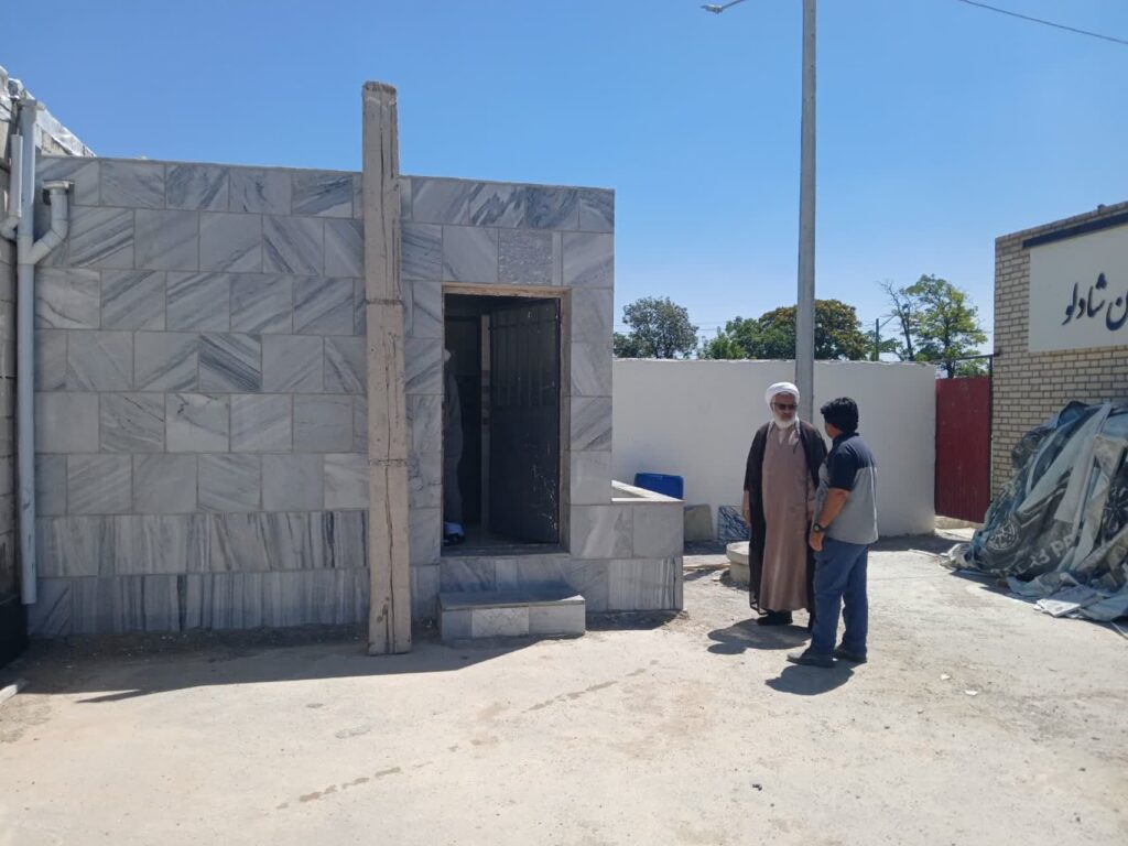 بازدید از نمازخانه در حال احداث مجموعه ورزشی تختی