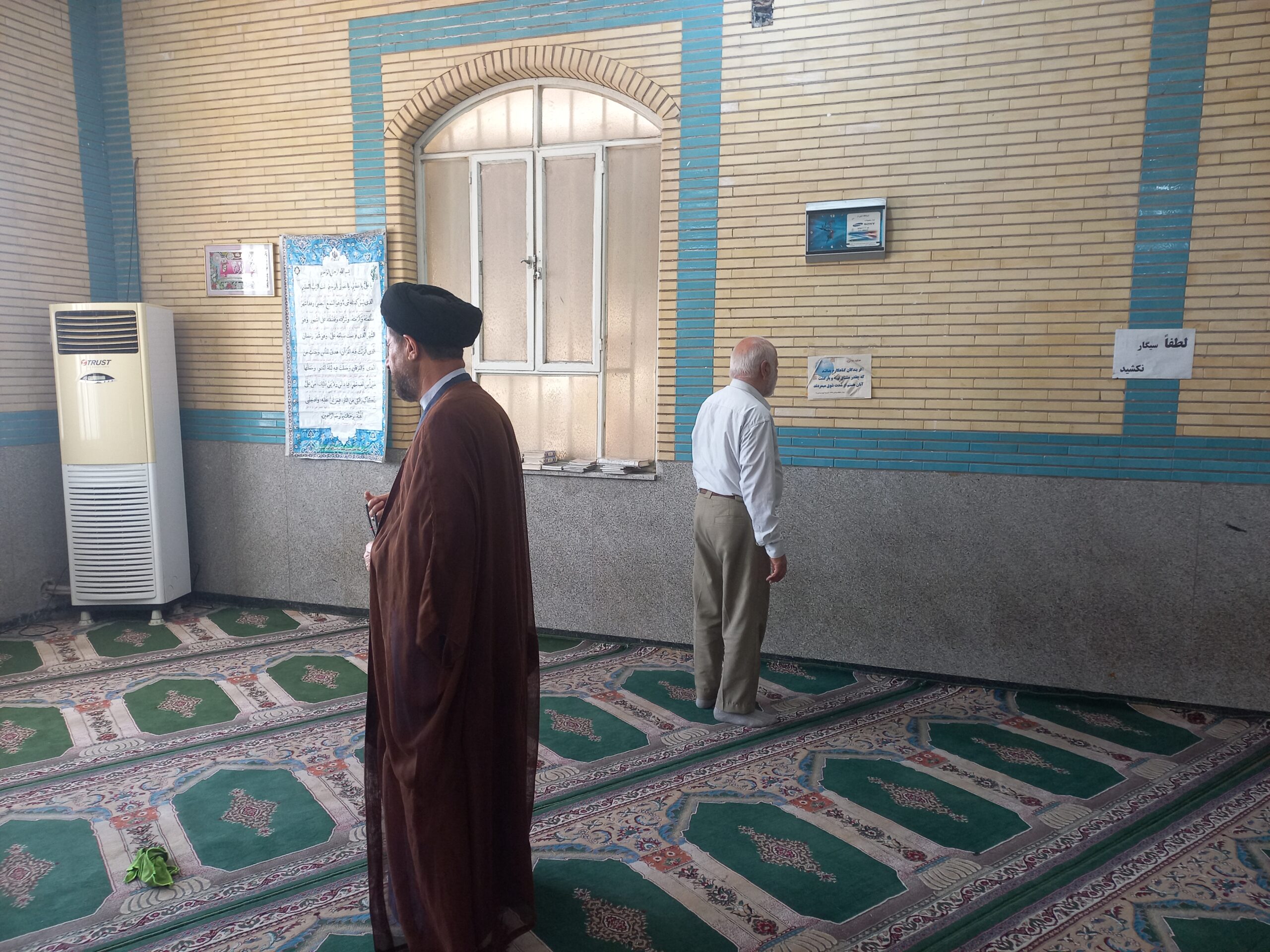 از مسجد پایانه حمل و نقل شهرستان اهواز بازدید به عمل آمد
