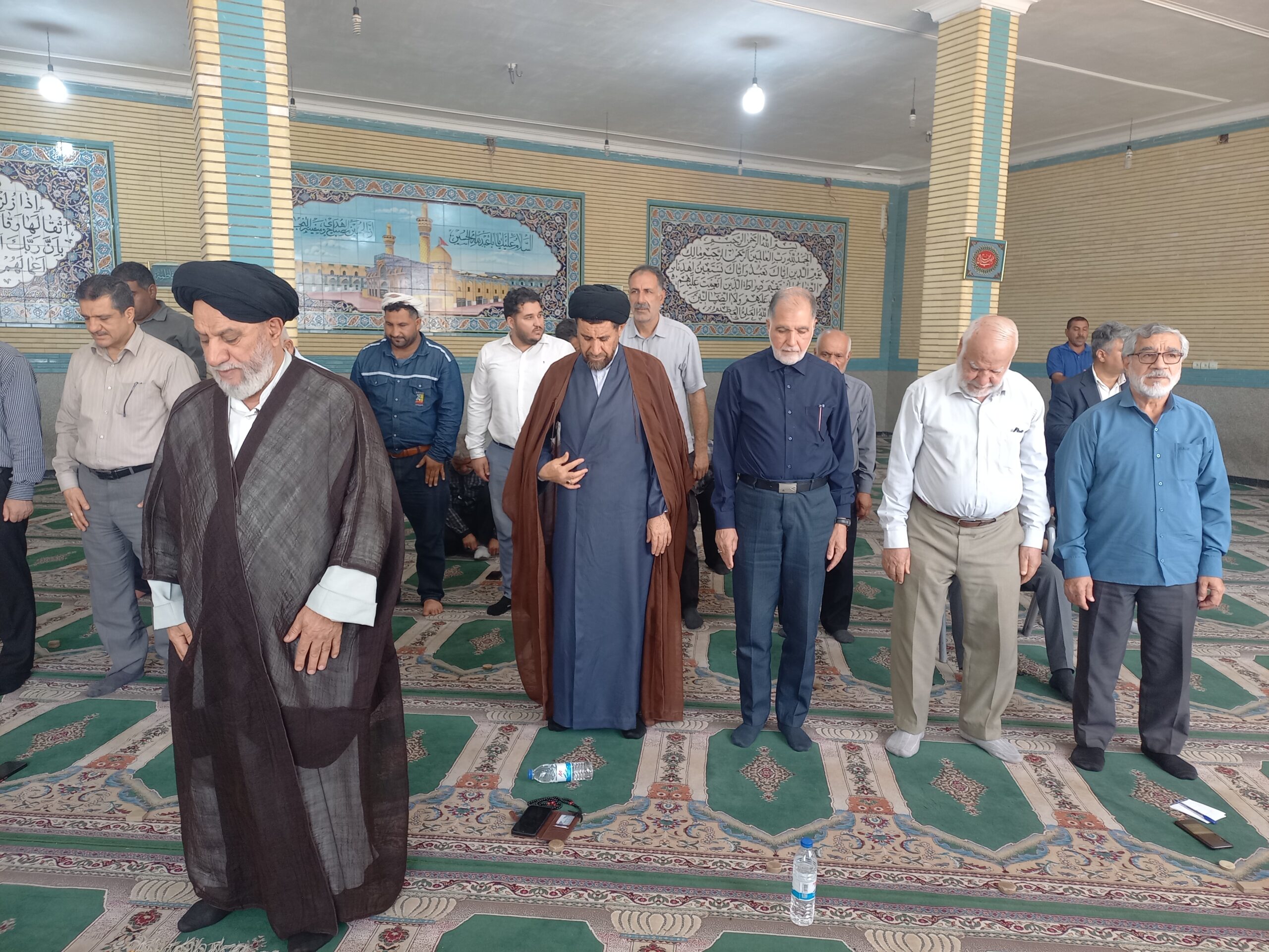 از مسجد پایانه حمل و نقل شهرستان اهواز بازدید به عمل آمد