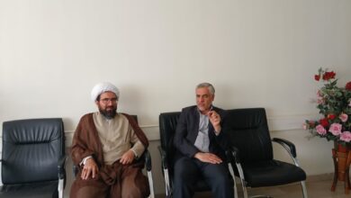 مدیر ستاد اقامه نماز با مدیر کل دفتر امور اجتماعی و فرهنگی استانداری مرکزی