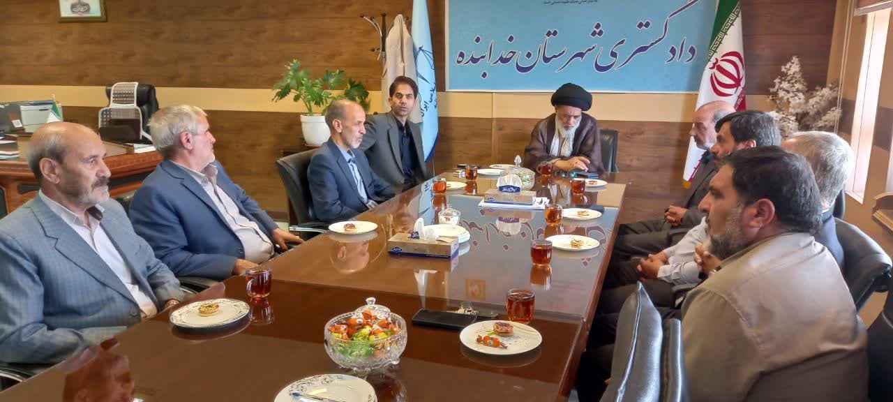 جلسه شورای اقامه نماز دادگستری شهرستان خدابنده برگزار شد