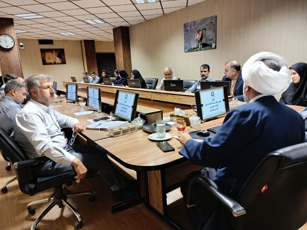 جلسه شورای اقامه نماز اداره کل محیط زیست استان زنجان برگزار شد