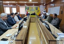 جلسه شورای اقامه نماز شرکت گاز استان زنجان برگزار شد