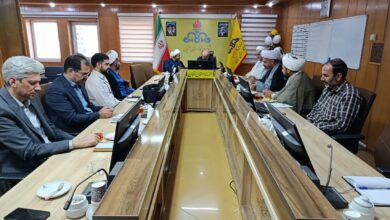جلسه شورای اقامه نماز شرکت گاز استان زنجان برگزار شد