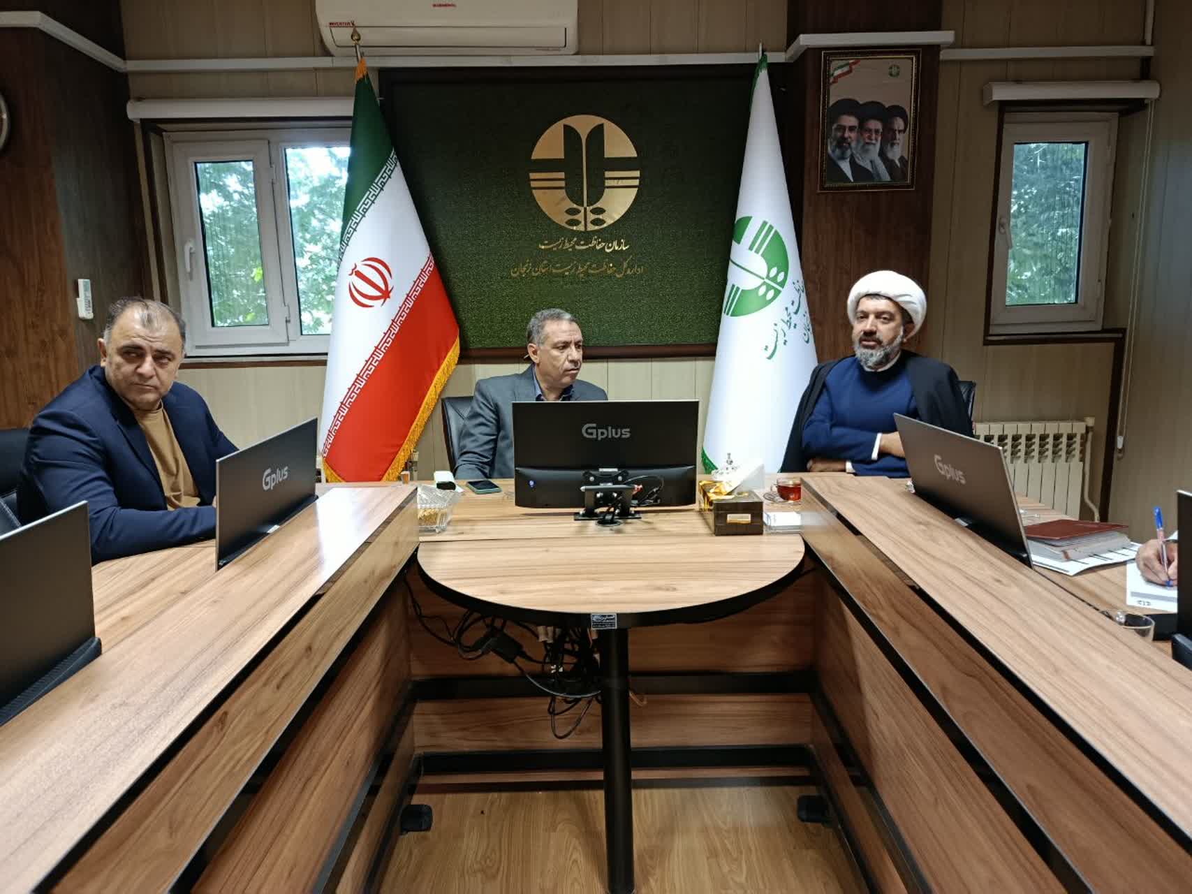 جلسه شورای اقامه نماز اداره کل محیط زیست استان زنجان برگزار شد