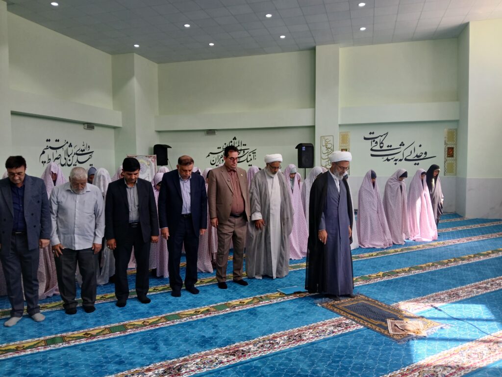 آیین زنگ نماز در سال تحصیلی جدید، در بجنورد برگزار شد