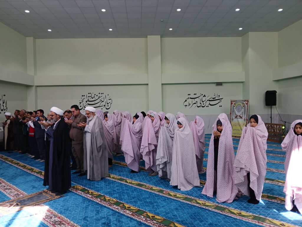 آیین زنگ نماز در سال تحصیلی جدید، در بجنورد برگزار شد