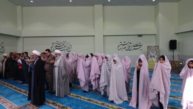 آیین زنگ نماز در سال تحصیلی جدید، در بجنورد برگزار شد