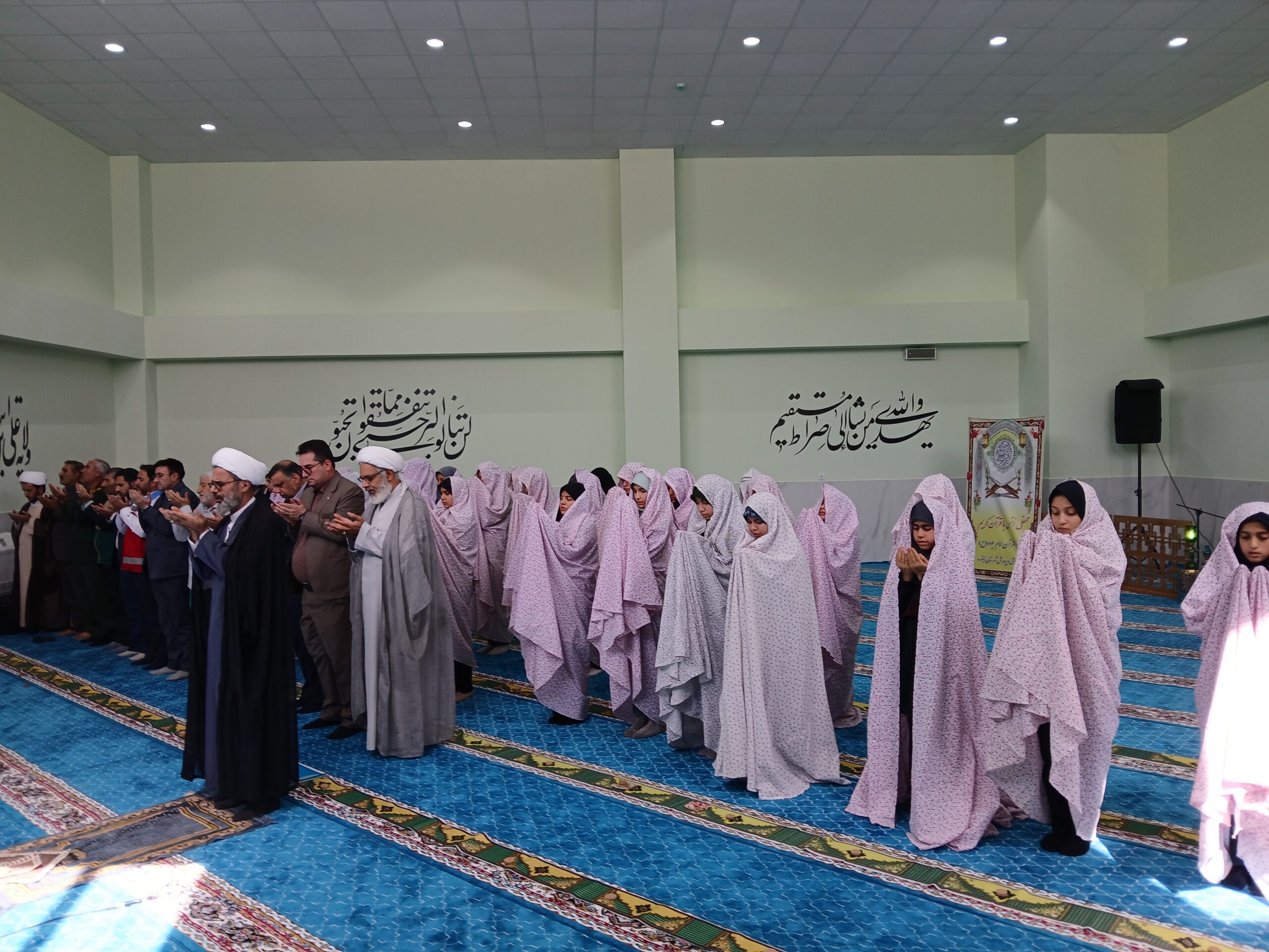 آیین زنگ نماز در سال تحصیلی جدید، در بجنورد برگزار شد