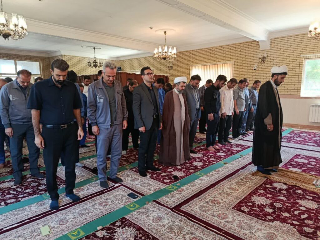 دیدار مدیر ستاد اقامه نماز استان زنجان با مدیرعامل شرکت نخ تایر صبا