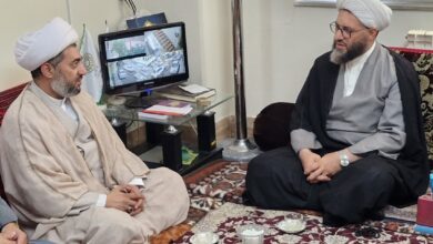 دیدار مدیر ستاد اقامه نماز آذربایجانشرقی با امام جمعه شهرستان اهر