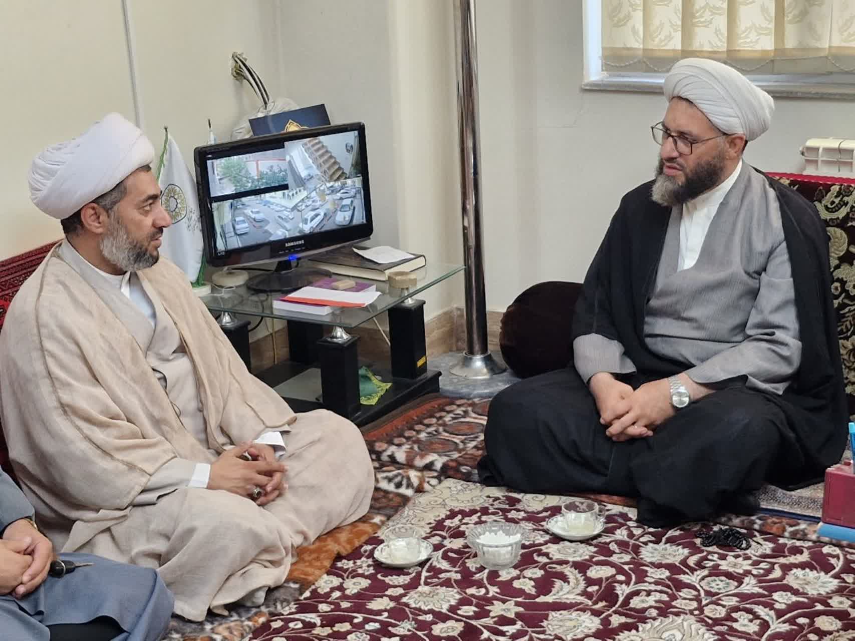 دیدار مدیر ستاد اقامه نماز آذربایجانشرقی با امام جمعه شهرستان اهر