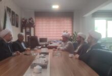 دیدار حجت الاسلام آقاجانی با فرماندار شهرستان اسکو