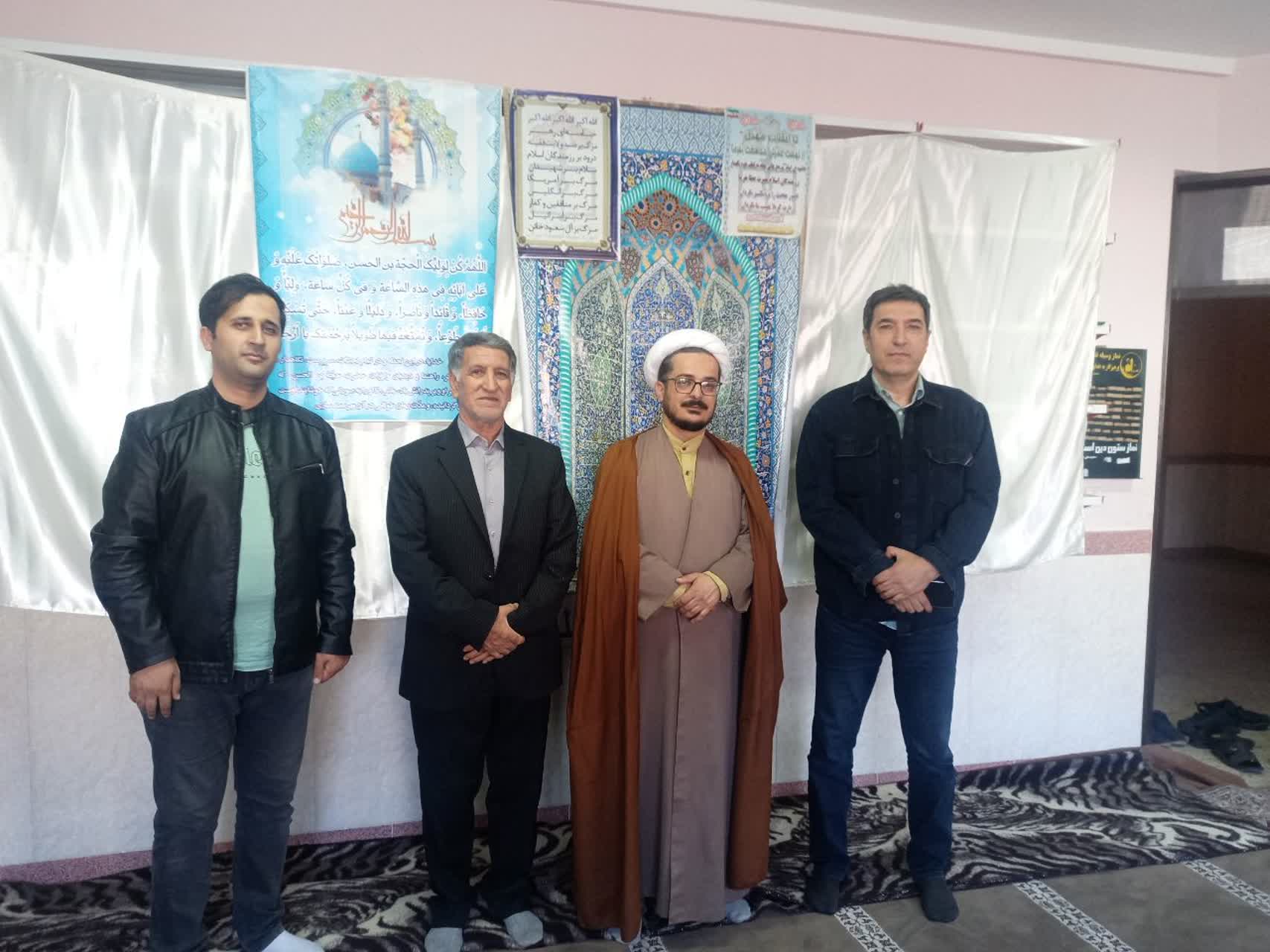 بازدید از نمازخانه های مدارس شهرستان سراب