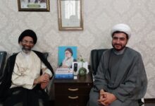 دیدار مدیر ستاد اقامه نماز منطقه کاشان با حجت الاسلام حسینی نماینده ولی فقیه و امام جمعه کاشان
