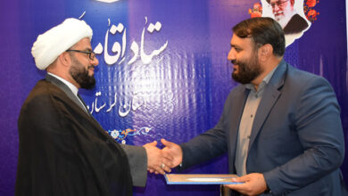 مراسم امضای تفاهمنامه همکاری میان ستاد اقامه نماز و اداره کل کانون پرورش فکری کودکان و نوجوانان استان لرستان