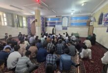 اقامه اولین نماز جماعت مدارس در سال تحصیلی جدید