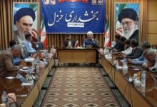 برگزاری نشست مشترک بخشدار محترم خزل، دبیر محترم شورای اقامه نماز شهرستان‌ و رابطین محترم روستائی نماز