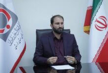 لی سوری مدیرکل انتقال خون استان لرستان در حال سخنرانی پیرامون فرهنگ نماز