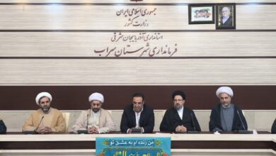 جلسه شورای اقامه نماز شهرستان سراب