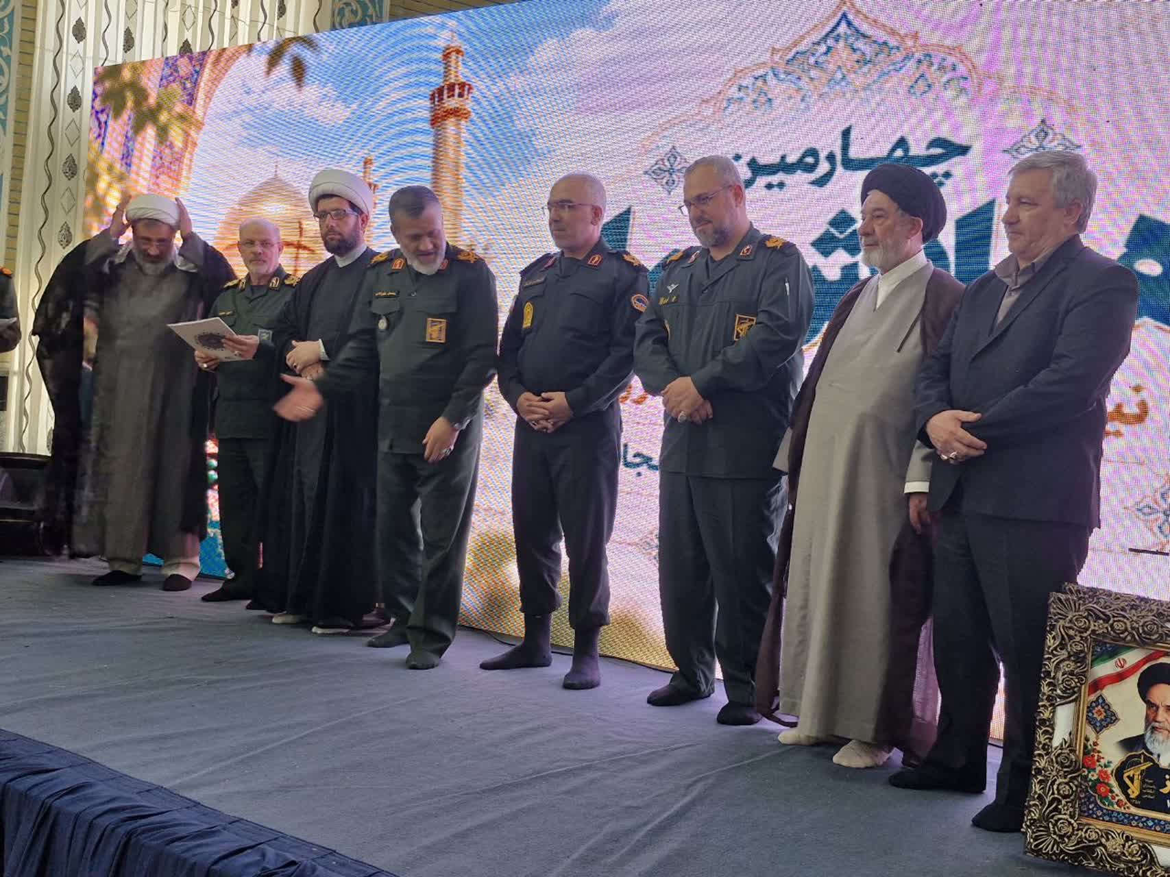 چهارمین همایش منزلت نماز نیروهای مسلح استان قزوین در تاکستان برگزار شد