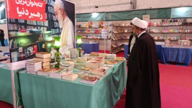بازدید مدیر ستاد اقامه نماز از نمایشگاه بین المللی کتاب کاسپین