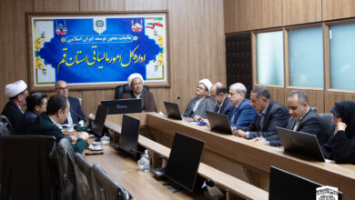 جلسه شورای اقامه نماز اداره کل امور مالیاتی استان قم برگزار شد
