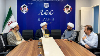 دیدار مسئول نهاد نمایندگی دانشگاه علوم پزشکی با مدیر ستاد اقامه نماز لرستان