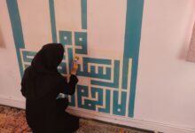 اقدام جهادی و خودجوش دبیری متعهد برای زیباسازی نمازخانه با هزینه شخصی